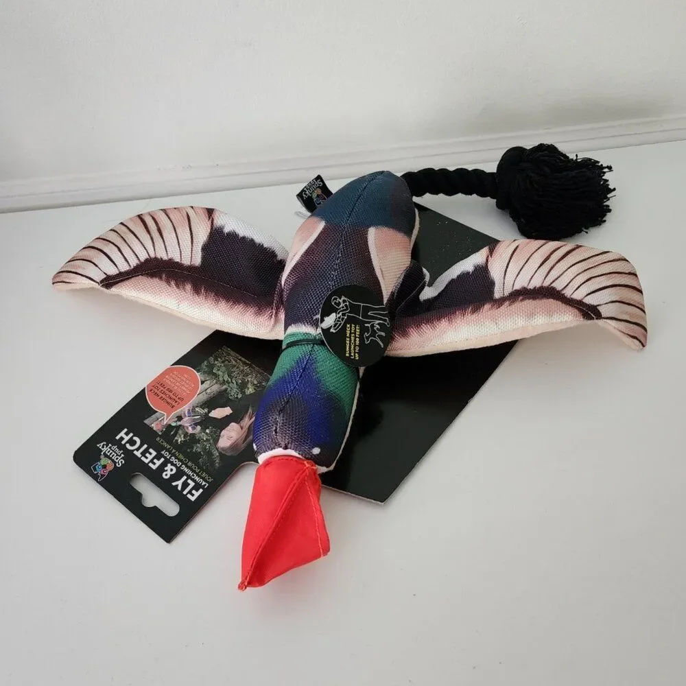 NWT Fly & Fetch Launching Toy for Dogs (Duck)
